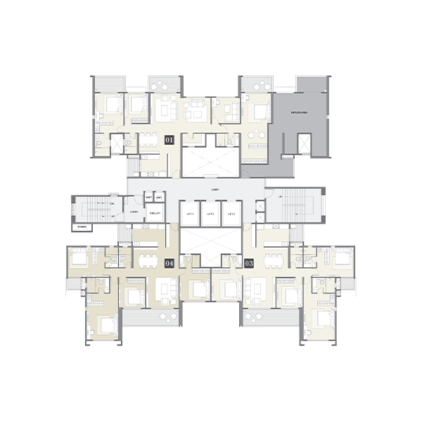 Check Floor Plan 12 with 3 bhk flats in Pune ideal for families